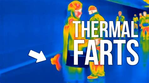 people farting on thermal camera